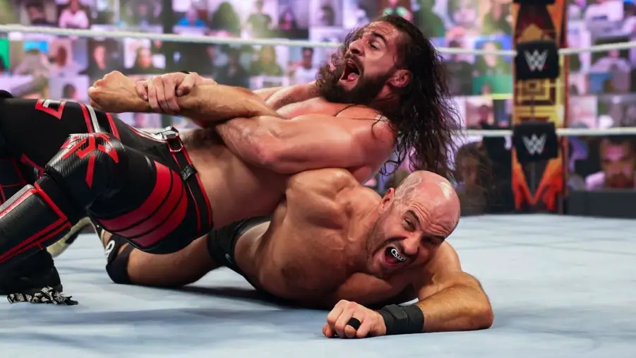 Seth rollins cesaro wwe hell in a cell june 2021